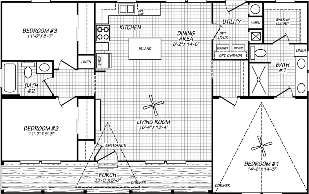 Eastwood 30483p floor plan home features