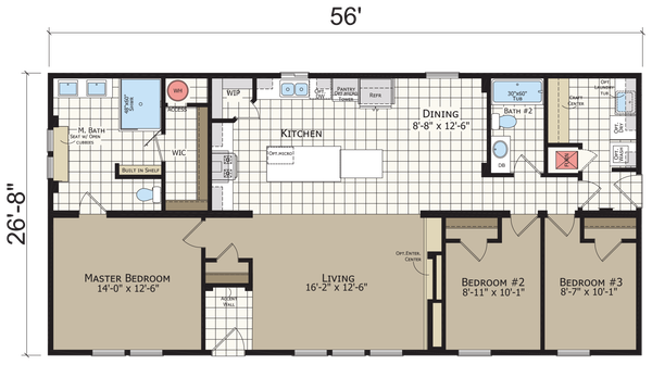 Catena ct4563b floor plan home features