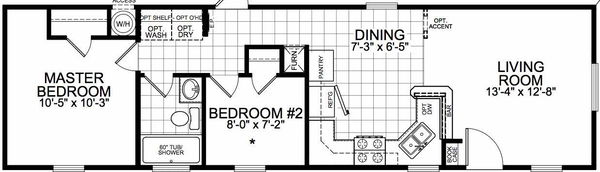 Verona floor plan home features