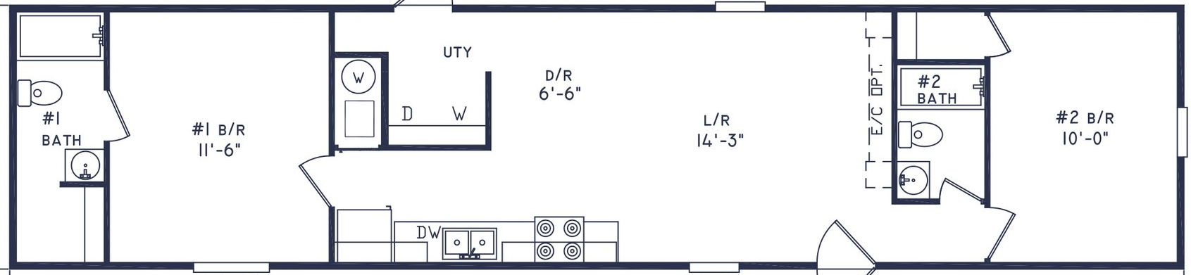 Lewis floor plan home features