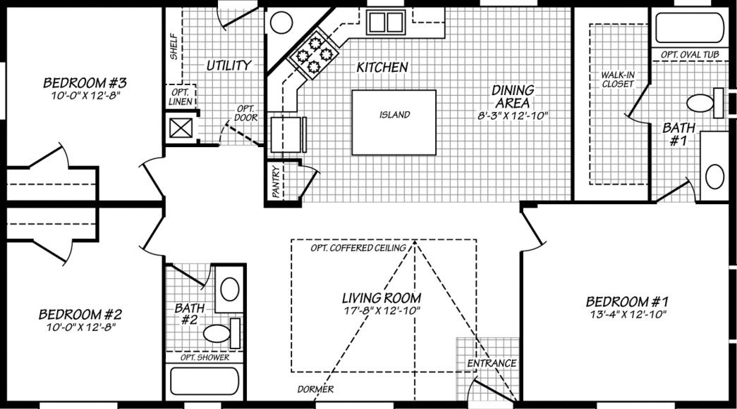 Evergreen 28483E Floor Plan