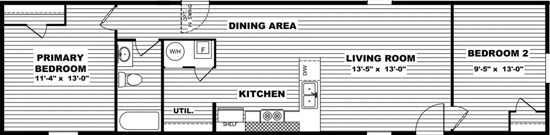 Bliss floor plan home features