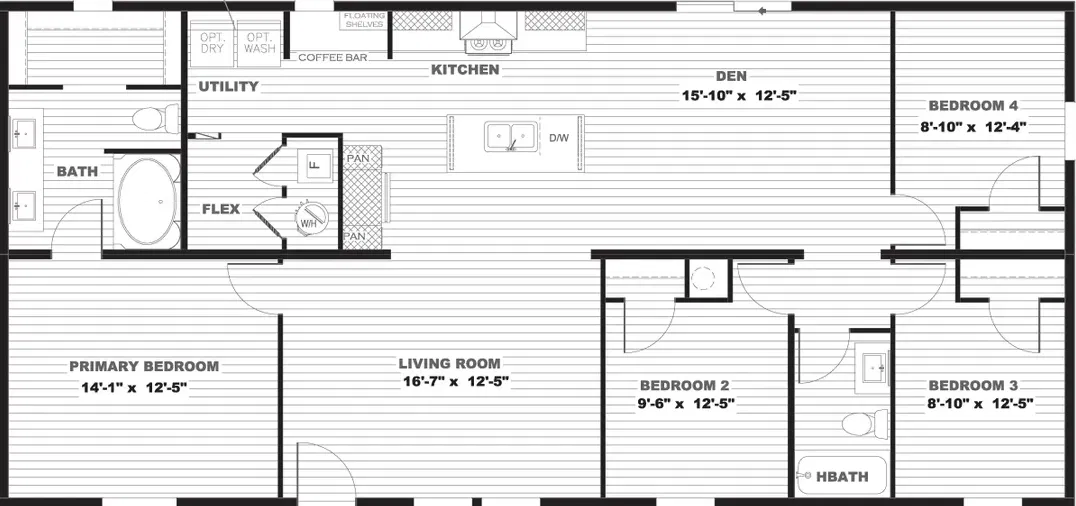 Boone floor plan home features