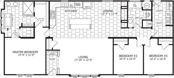 Redwood floor plan home features