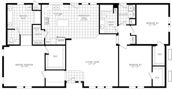 Santa Fe II 32623A Floor Plan