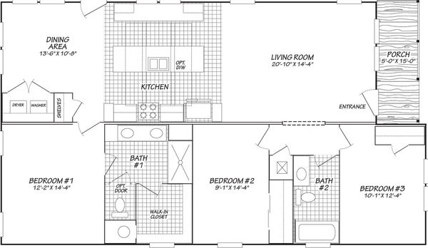 Wind river floor plan home features