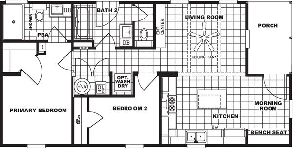 Tiffany floor plan home features
