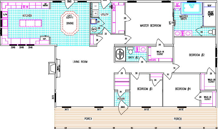 Lilly ii floor plan home features
