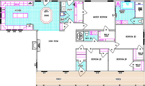 Lilly ii floor plan home features