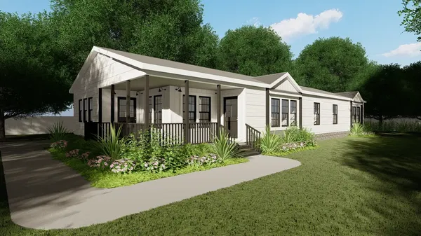 The lulabelle hero, elevation, and exterior home features