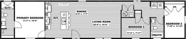 The breeze floor plan home features