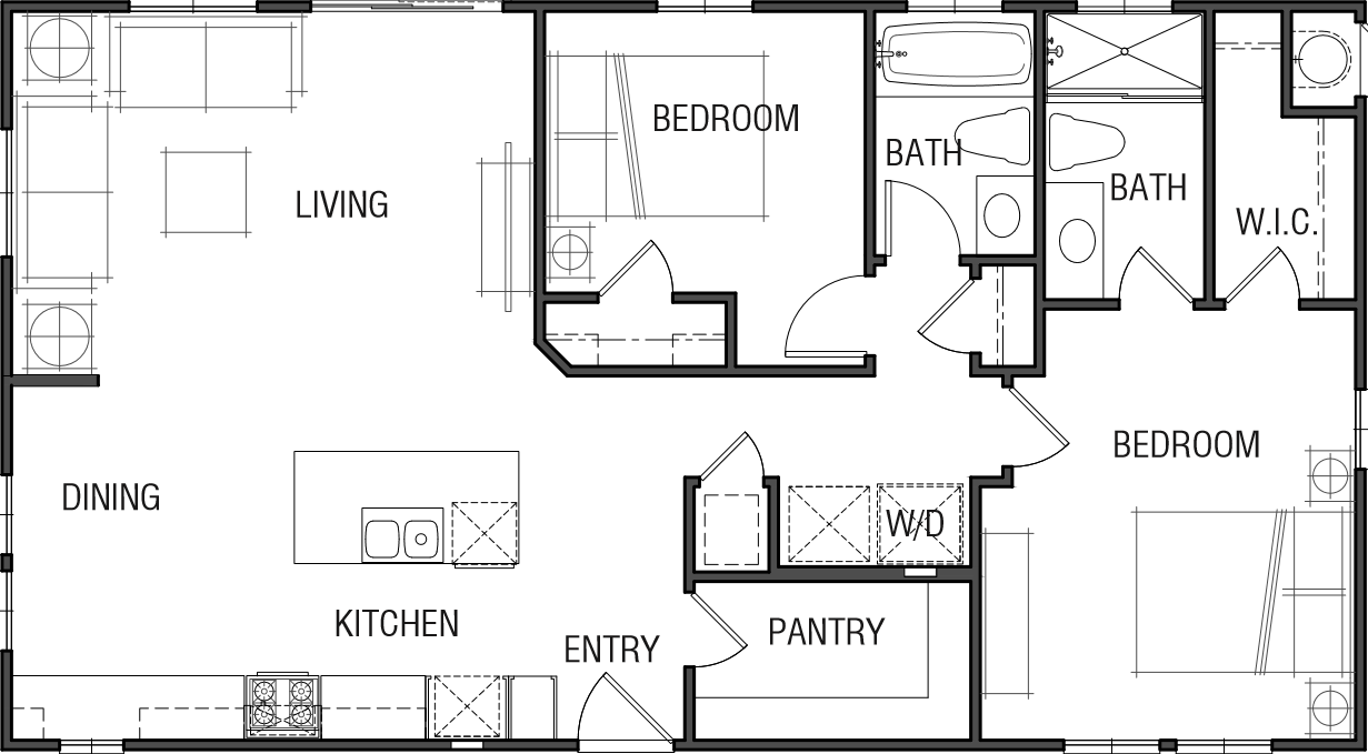 The berkeley floor plan home features