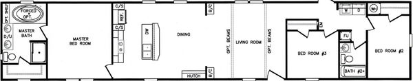 Md-111 floor plan home features