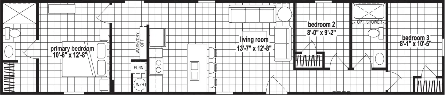Prairie dune 8310 floor plan home features
