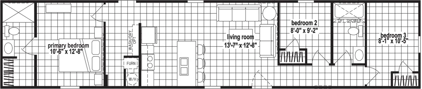 Prairie dune 8310 floor plan home features