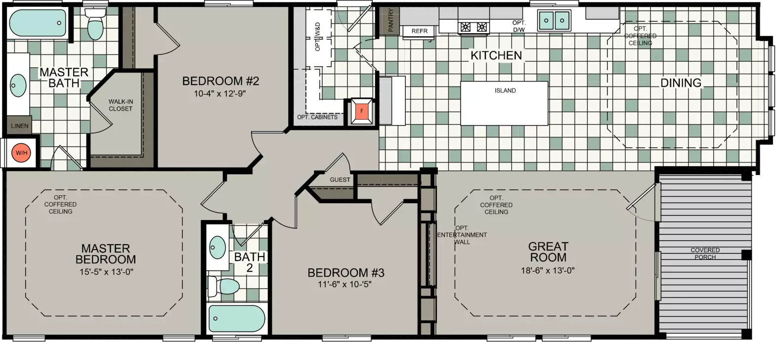 Kingsbrook KB-65 Floor Plan