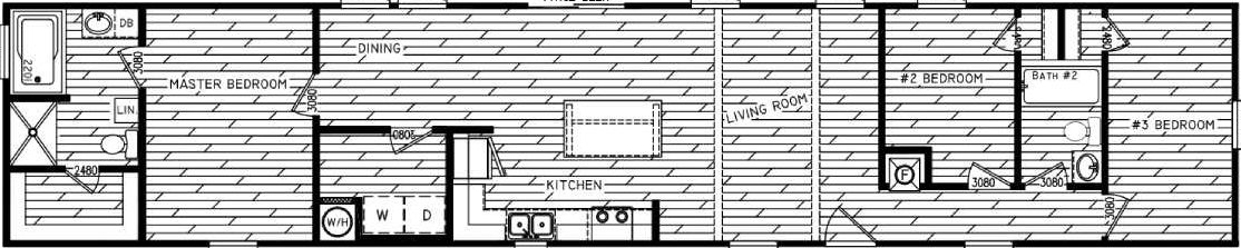 The cypress floor plan home features