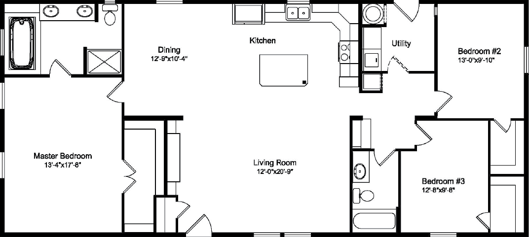 American Dream III 28603C Floor Plan