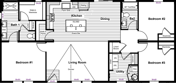 Armstrong Floor Plan