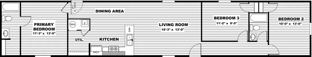 Glory floor plan home features