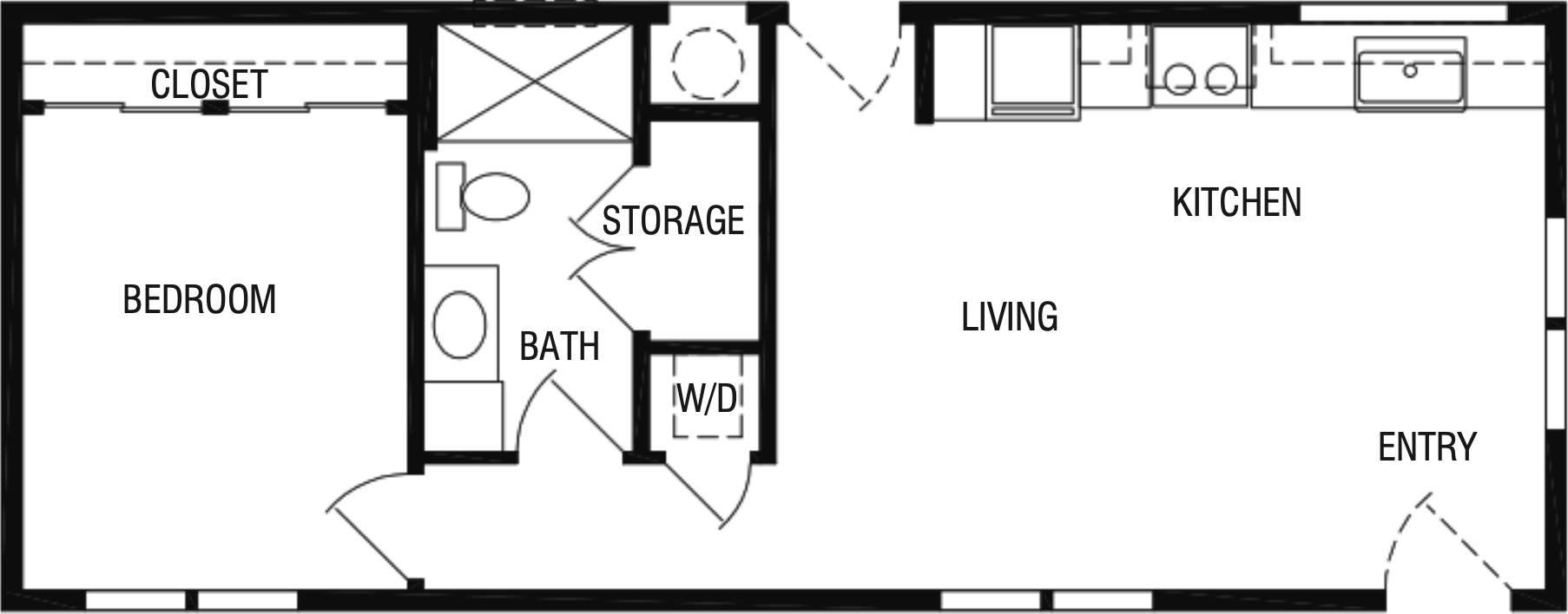 The Piedmont (34') Floor Plan