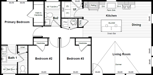 Hot chili floor plan home features