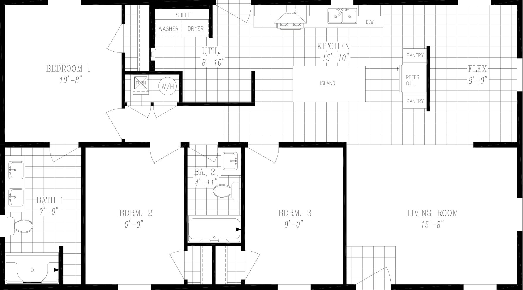 Under pressure floor plan home features