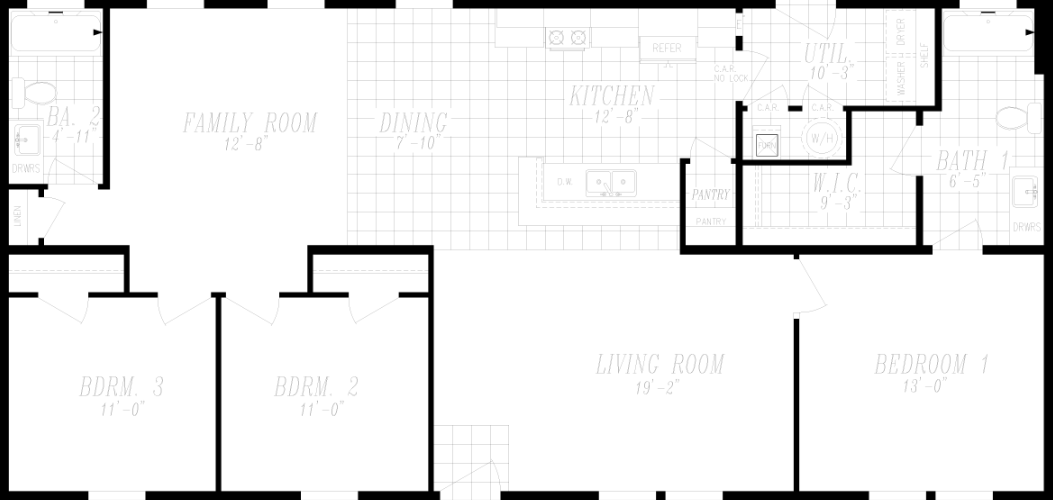 Columbia River Multi-Section 2033 Floor Plan