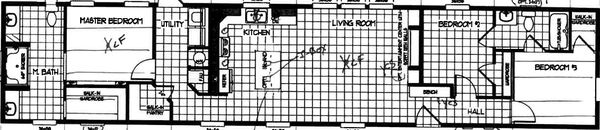 K1676d floor plan home features