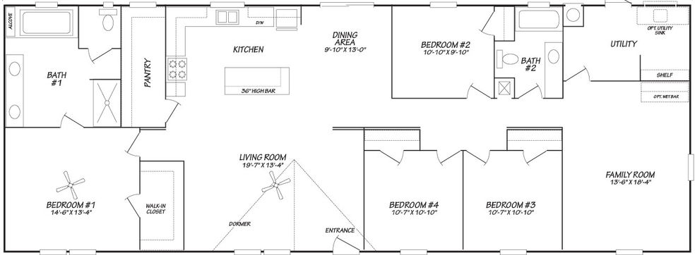 Emerald 28764a floor plan home features