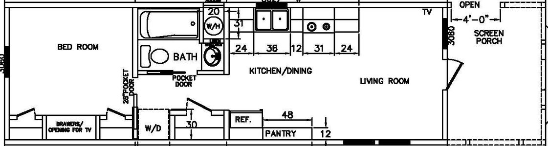Happy trails | 4b 110 floor plan home features