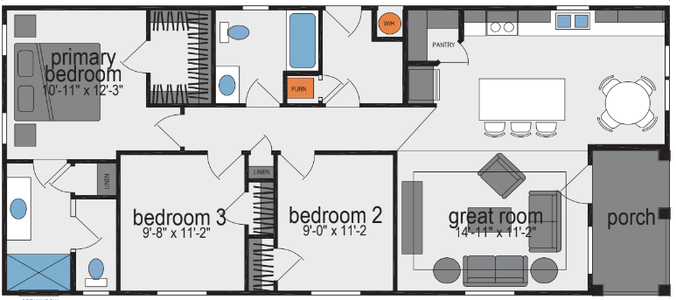 Skyliner-h101a floor plan and hero home features