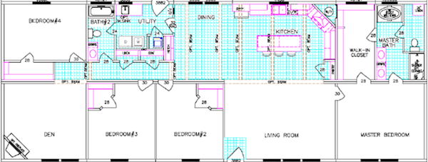 The maggie floor plan home features