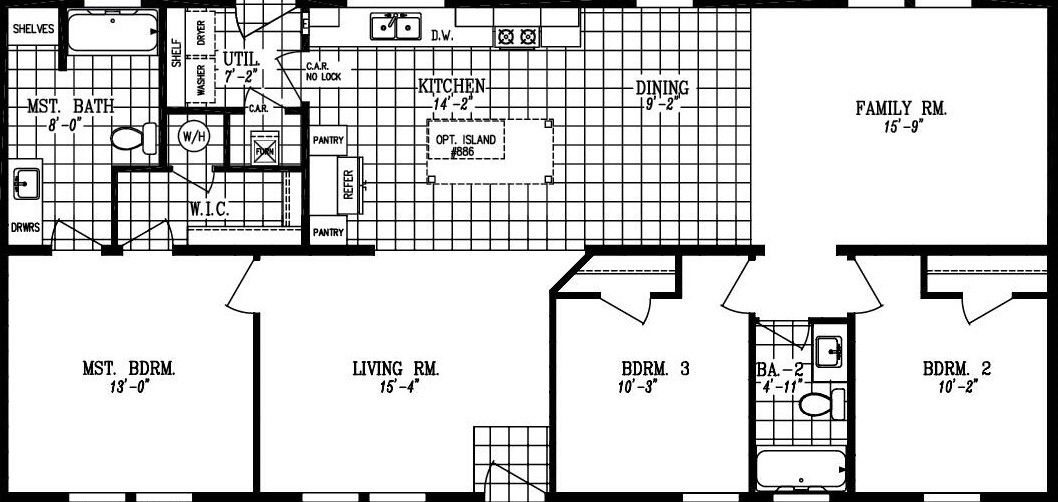 Columbia River Multi-Section 2022 Floor Plan