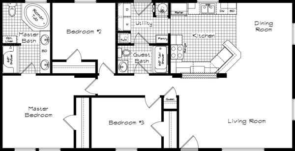 Cedar canyon 2065 floor plan home features