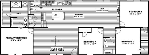 The choice floor plan home features