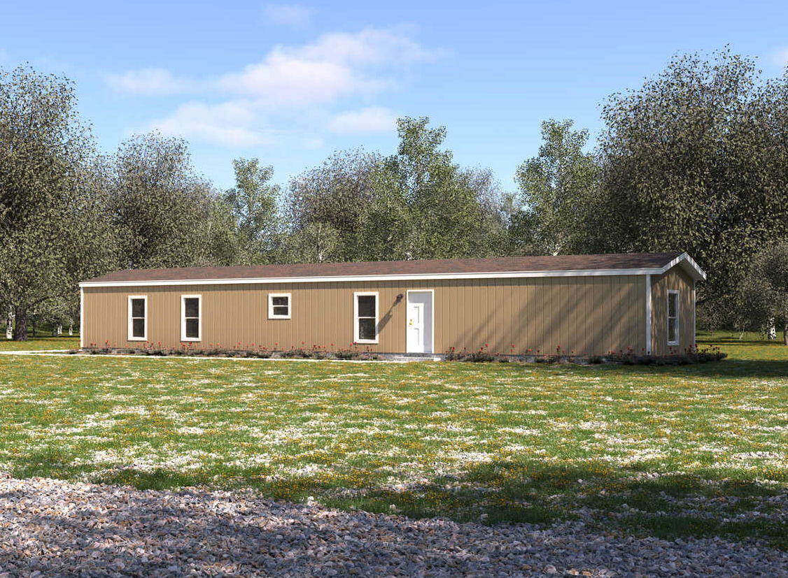 Landmark 16763i hero, elevation, and exterior home features