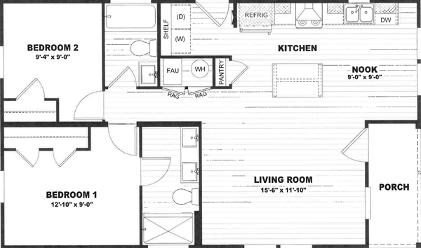 Persuasion floor plan home features