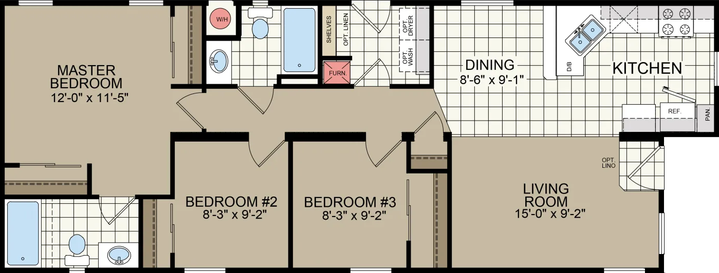 CM-8523K Floor Plan