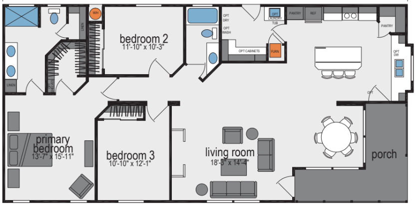 Sunset Ridge-K900G Floor Plan