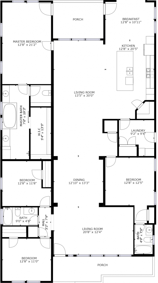 Rc4072a floor plan home features