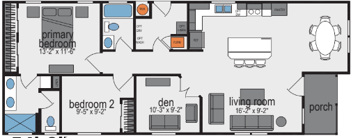 Sunset ridge-K300G Floor Plan