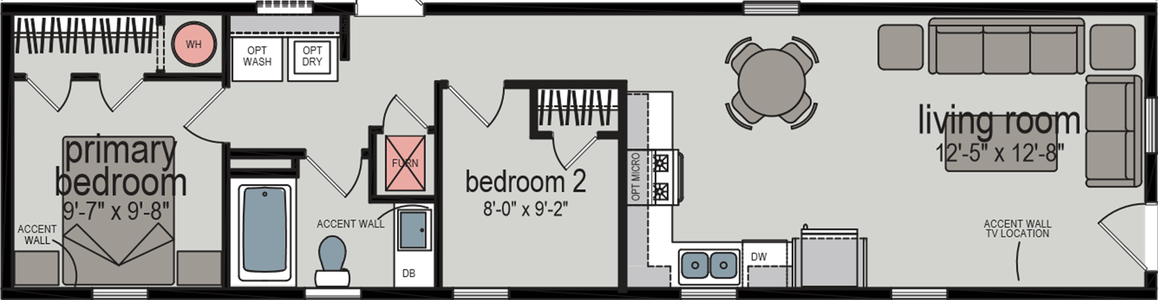 Vitality 694 floor plan home features