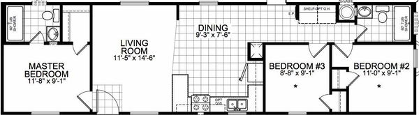 Platsburg floor plan home features