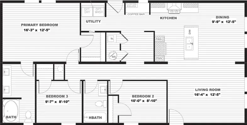 Cook floor plan home features