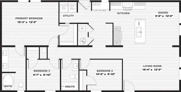 Cook floor plan home features