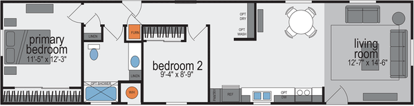 Amber cove k251 floor plan home features