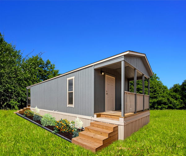 Tiny home 12×34-31a hero, elevation, and exterior home features