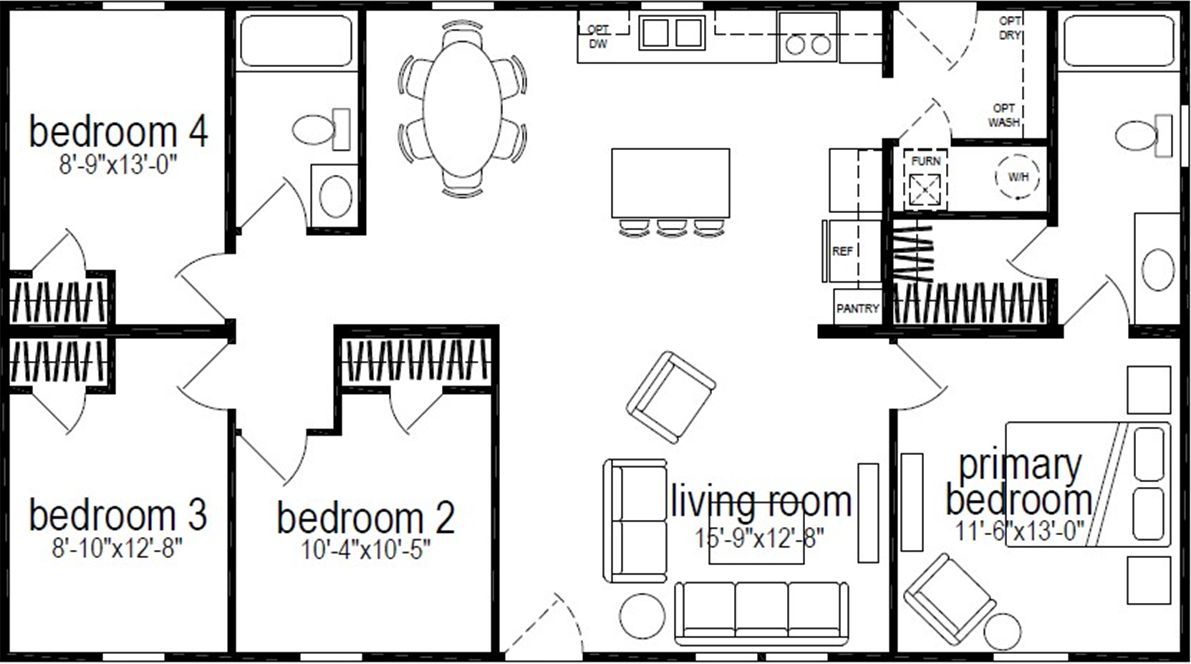 Millcreek 4400 Floor Plan