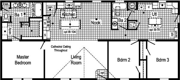 Astro creations modular 3am2015-p floor plan home features